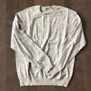 Sandro Grey Cotton Sweater